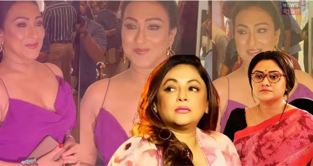 বেগুনি গাউন ঘিরে ট্রোলের মুখে ঋতুপর্ণা সেনগুপ্ত, পাশে কনীনিকা-শ্রীলেখা; ‘৪০-এর পর শরীর বদলায়’ মন্তব্যে জোর বিতর্ক
