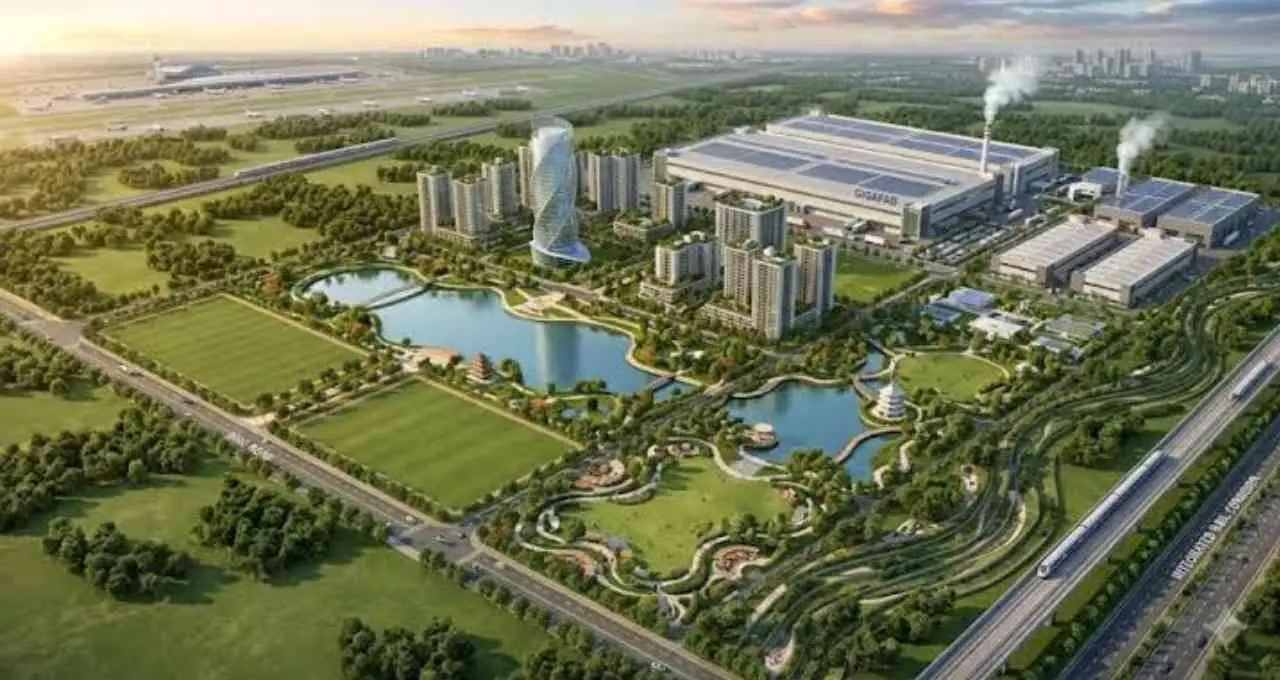 नोएडा एयरपोर्ट के पास बनने वाली Fintech City में मिल सकती है आवासीय सुविधा, 4 कंपनियों ने दिखाई रुचि
