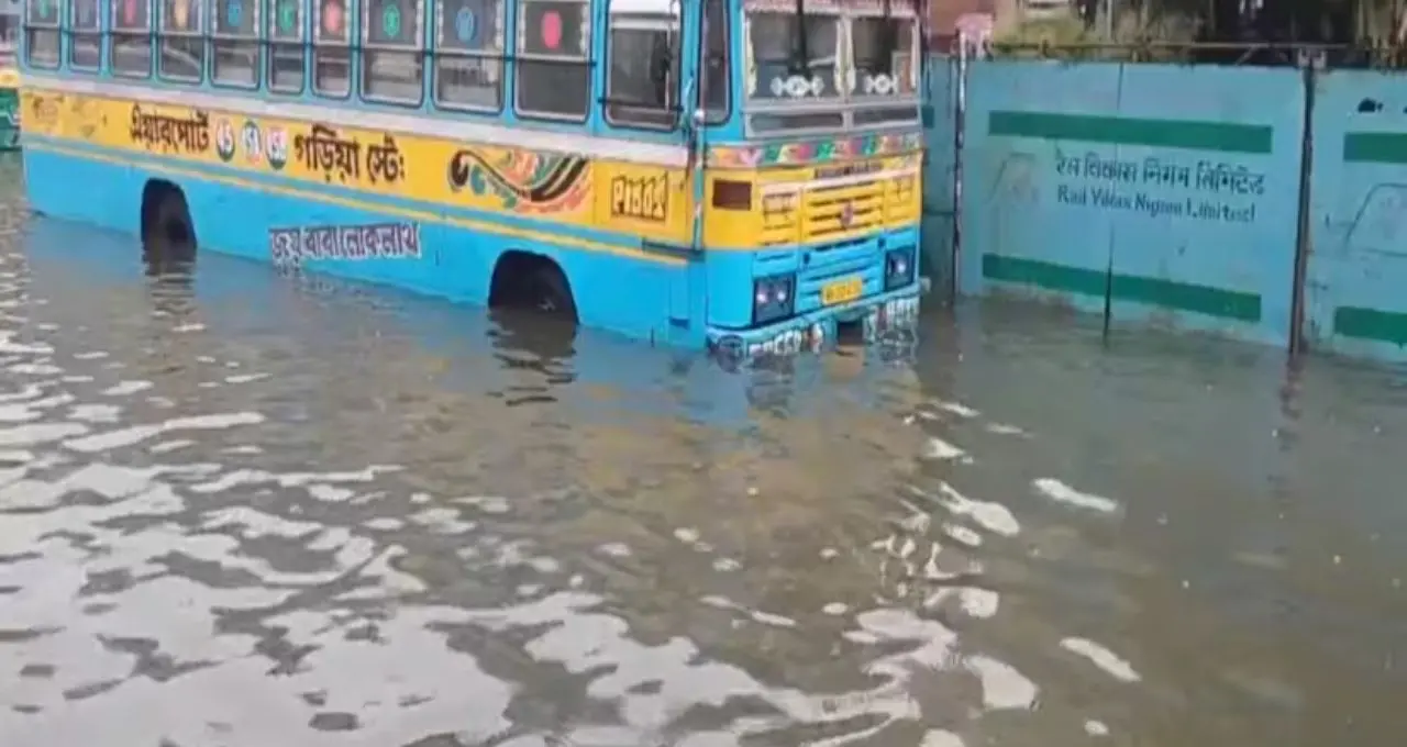 Waterlogging Road: রাতভর বৃষ্টিতে জলমগ্ন ভিআইপি রোড, চিনার পার্কে যানজটের নাজেহাল ছবি! দুর্ভোগে অফিসযাত্রী ও পড়ুয়ারা
