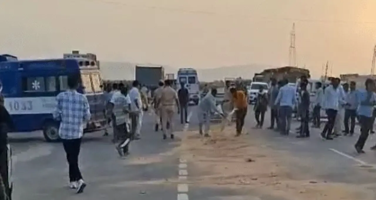अजमेर सड़क हादसा: तेज रफ्तार ट्रेलर की टक्कर से रिटायर्ड शिक्षक और उनकी पत्नी की मौत, चालक फरार