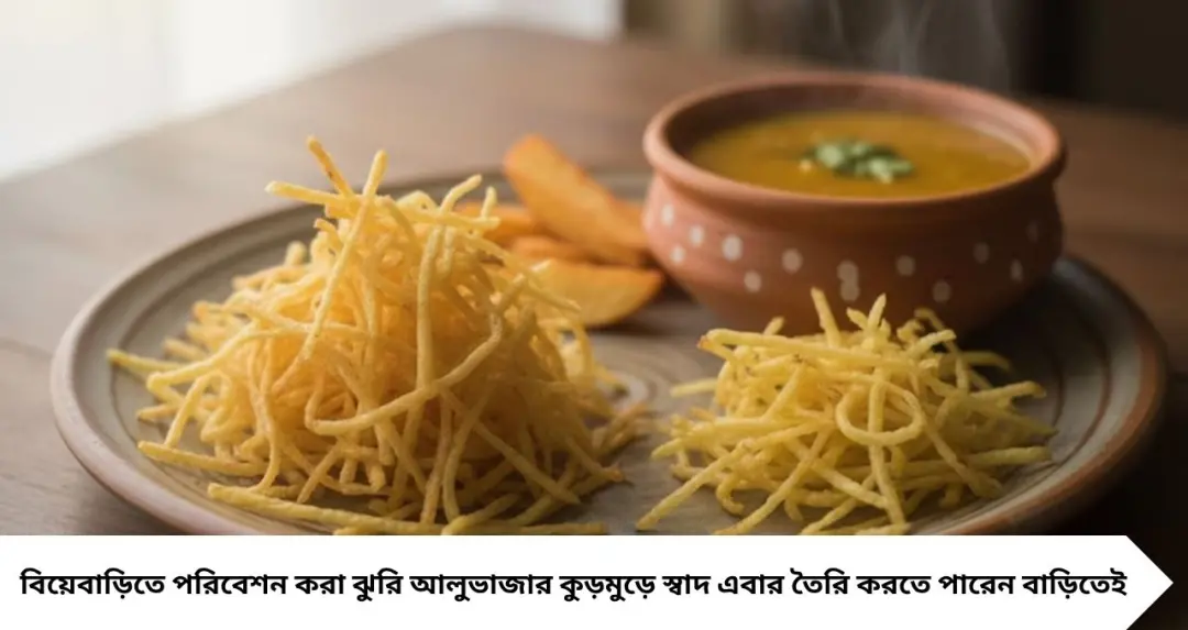 বিয়েবাড়ির মতো ঝুরি আলুভাজা হবে ঘরেই! আলু কাটার পর কাপড়ে ‘এই’ কাজটি করলেই মিলবে মুচমুচে স্বাদ

