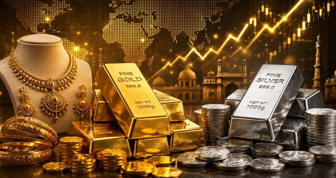 সোনা ও রুপোর দাম বাড়ল MCX-এ সোনা ১.৬৩ লাখ টাকা রুপো ২.৪৫ লাখের কাছাকাছি