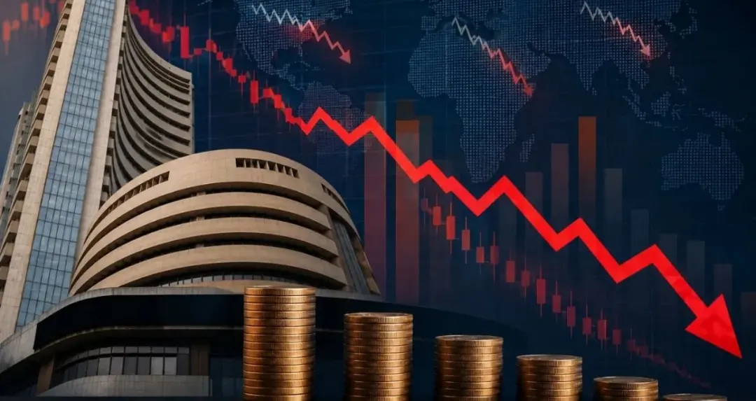 भारतीय शेअर बाजाराची घसरणीसह सुरुवात Sensex 133 अंकांनी घसरला