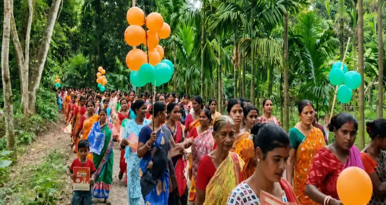 Annapurna Yojana: অ্যাকাউন্টে ঢুকল ৩ হাজার টাকা, তারপরই ধামসা-মাদলের তালে রাস্তায় মহিলারা! নাগরাকাটায় উৎসবের মেজাজ, ভাইরাল ছবি
