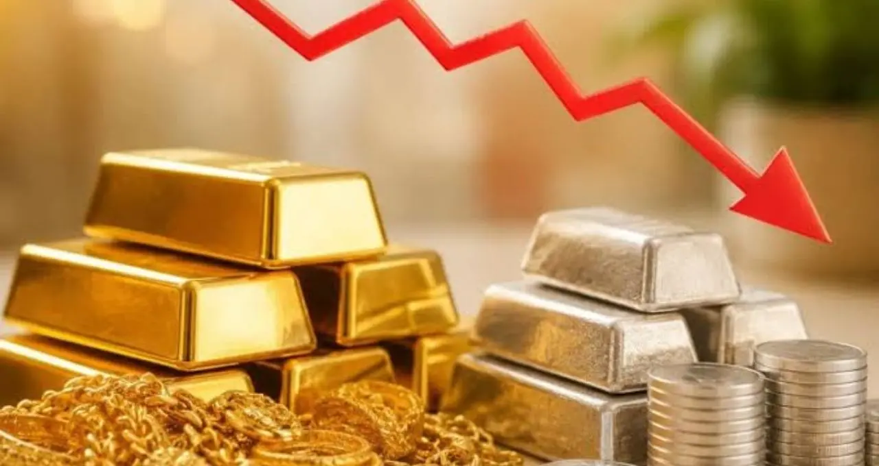 Gold Silver Price Today: सोना-चांदी के दाम में बड़ी गिरावट, ₹4,500 तक टूटा भाव; जानें आज के ताजा रेट
 