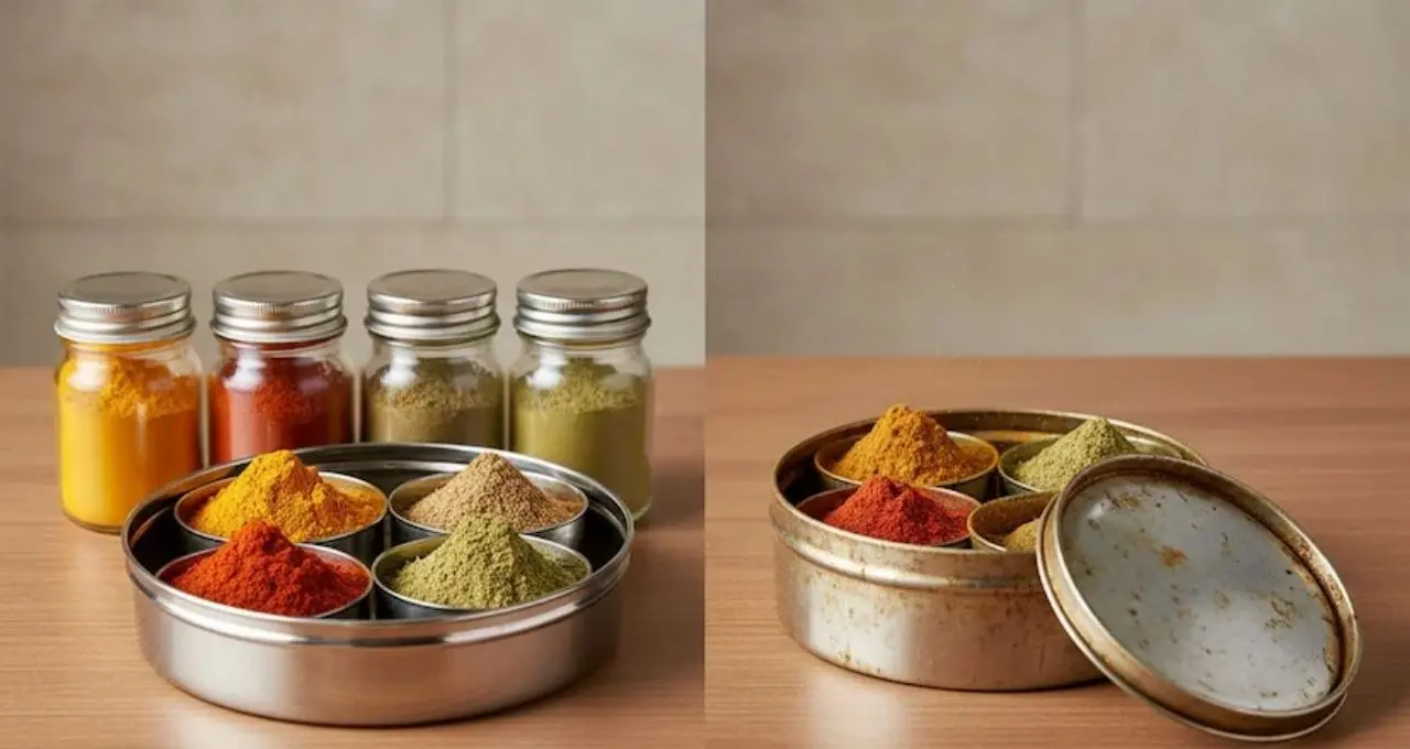 Spices Storing Tips: মশলা বারবার দলা পাকাচ্ছে? কৌটো নয়, রান্নাঘরের এই ভুলেই নষ্ট হচ্ছে স্বাদ-গন্ধ!
