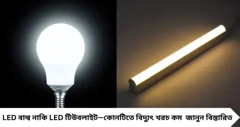 Latest articles - LED বাল্ব নাকি টিউবলাইট, কোনটিতে বিদ্যুৎ বিল কম? ঘরের জন্য কোনটা বেশি উপকারী, সহজ হিসাবেই জানুন