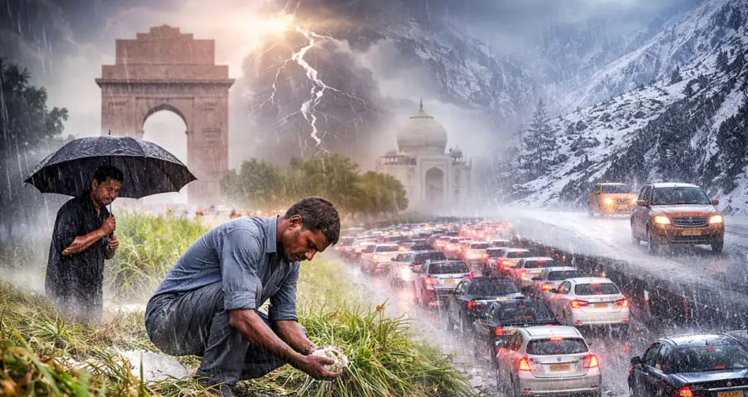 3 सप्टेंबरला दिल्लीसह 19 राज्यांत मुसळधार पाऊस आणि वादळी वाऱ्याचा इशारा