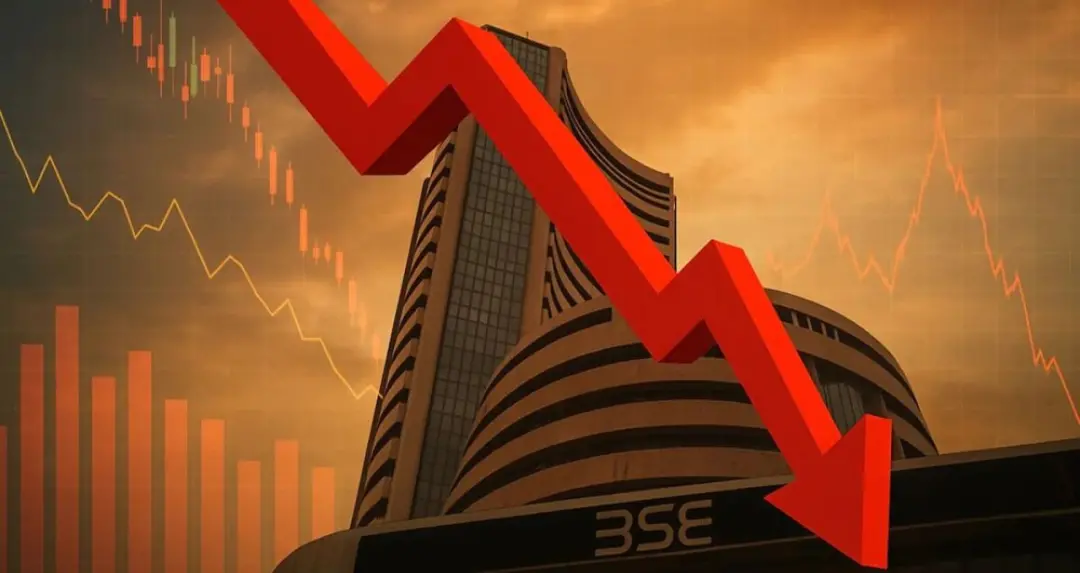 मध्य पूर्वेतील तणाव आणि ब्रेंट क्रूड 108 डॉलरपार गेल्याने सेन्सेक्स 708 अंकांनी घसरला
