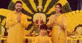 शिल्पा शेट्टी के घर गणपति बप्पा का आगमन, पति राज कुंद्रा संग की आरती; भारी बारिश में पहुंचीं अंकिता लोखंडे