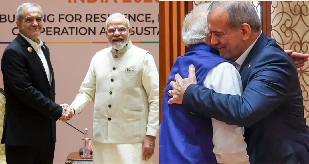 PM Modi से मुलाकात के बाद ईरान रवाना हुए मसूद पेजेश्कियन, बोले- ‘अलविदा मित्र’