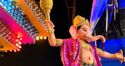 মধ্যপ্রদেশে অনন্ত চতুর্দশীতে গণেশ বিসর্জন, ইন্দোরে ৯ কিমির বেশি দীর্ঘ ঝাঁকি চল সমারোহ