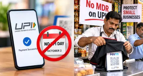 No UPI Day 2026: 2 अक्टूबर को QR कोड ढकेंगे व्यापारी, UPI MDR के विरोध में बड़ा ऐलान