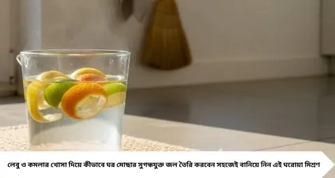 Floor Cleaning Hacks: দামি ফ্লোর ক্লিনার নয়, লেবু-কমলার খোসাতেই ঘরজোড়া সতেজ গন্ধ! এই সহজ কৌশলে মুছুন মেঝে

