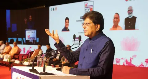 पीयूष गोयल बोले- यूपी के विकास की गूंज दुनिया तक पहुंची, 2030 तक 5 लाख करोड़ निर्यात का लक्ष्य