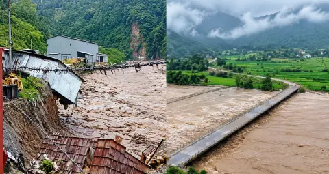नेपाल में फिर बाढ़ और भूस्खलन से तबाही, 21 लोगों की मौत; हाईवे बंद, 10 पर्वतारोही लापता