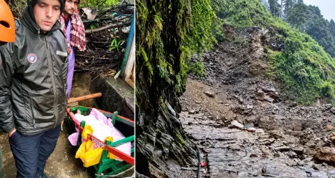 केदारनाथ पैदल मार्ग पर चीरबासा में पहाड़ी से गिरे पत्थर, 5 साल के बच्चे की मौत, 1000 यात्री रेस्क्यू