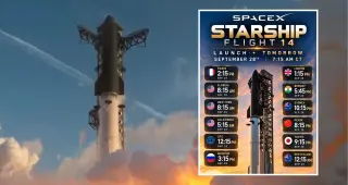SpaceX को Starship ले पहिलोपटक कक्षा हासिल गर्दै 26 Starlink V3 उपग्रह तैनाथ गर्‍यो