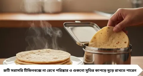 Roti in Lunchbox: টিফিনে রুটি শক্ত বা চটচটে হয়ে যায়? এই ৫ কৌশলে অনেকক্ষণ থাকবে নরম
