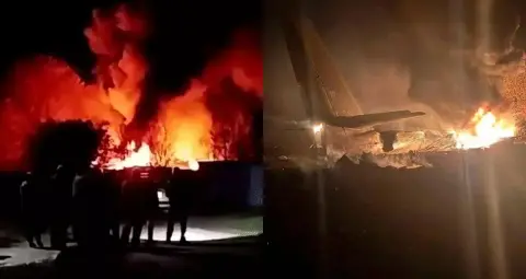रूस का परमाणु-सक्षम Tu-95 विमान क्रैश, 6 क्रू सदस्यों की मौत; एक घायल
