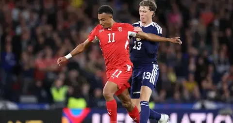 Scotland vs Switzerland: 10 खिलाड़ियों वाले स्कॉटलैंड को स्विट्जरलैंड ने 3-0 से हराया, हेंड्री को रेड कार्ड