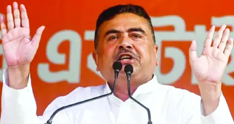 सुवेंदु अधिकारी का TMC-कांग्रेस पर हमला, ममता के दिल्ली दौरे को लेकर लगाए ‘दिमागी नक्सल’ के आरोप