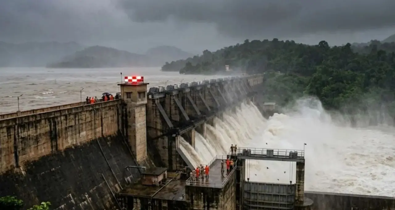 रांची में भारी बारिश से बिगड़े हालात, स्वर्णरेखा नदी में डूबा गंगा मंदिर, गेतलसूद डैम के गेट खोले