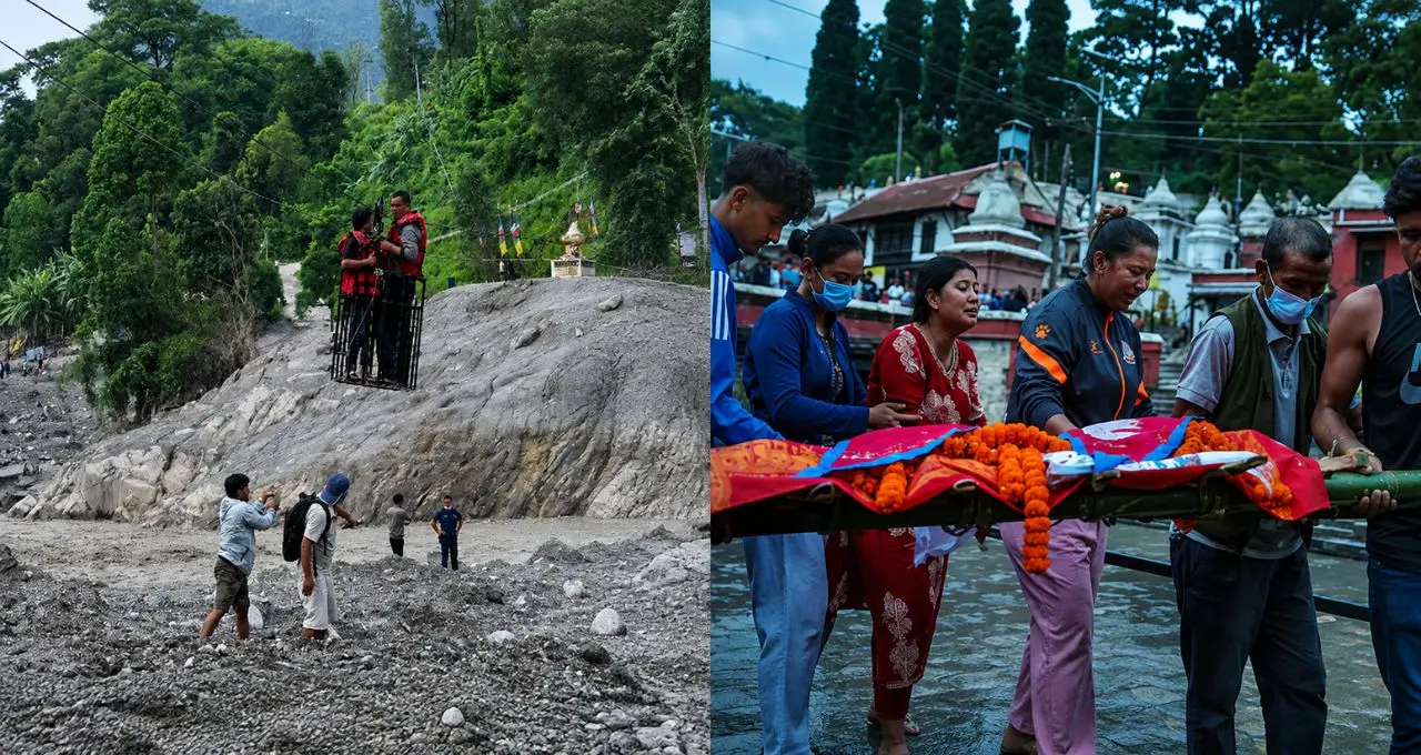 नेपाल फ्लैश फ्लड: 4 घंटे मलबे में दबी रहीं 97 साल की गुना माया, 1,243 मौतें
