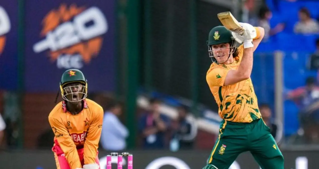 SA vs ZIM Tri-Series Final: साउथ अफ्रीका ने जिम्बाब्वे को 48 रन से हराकर जीता खिताब
