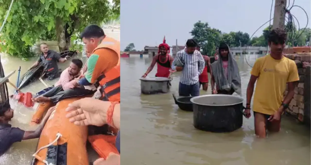 मौसम अपडेट: पौड़ी में लैंडस्लाइड, 25 दुकानों पर खतरा; बिहार के 14 जिलों में बाढ़