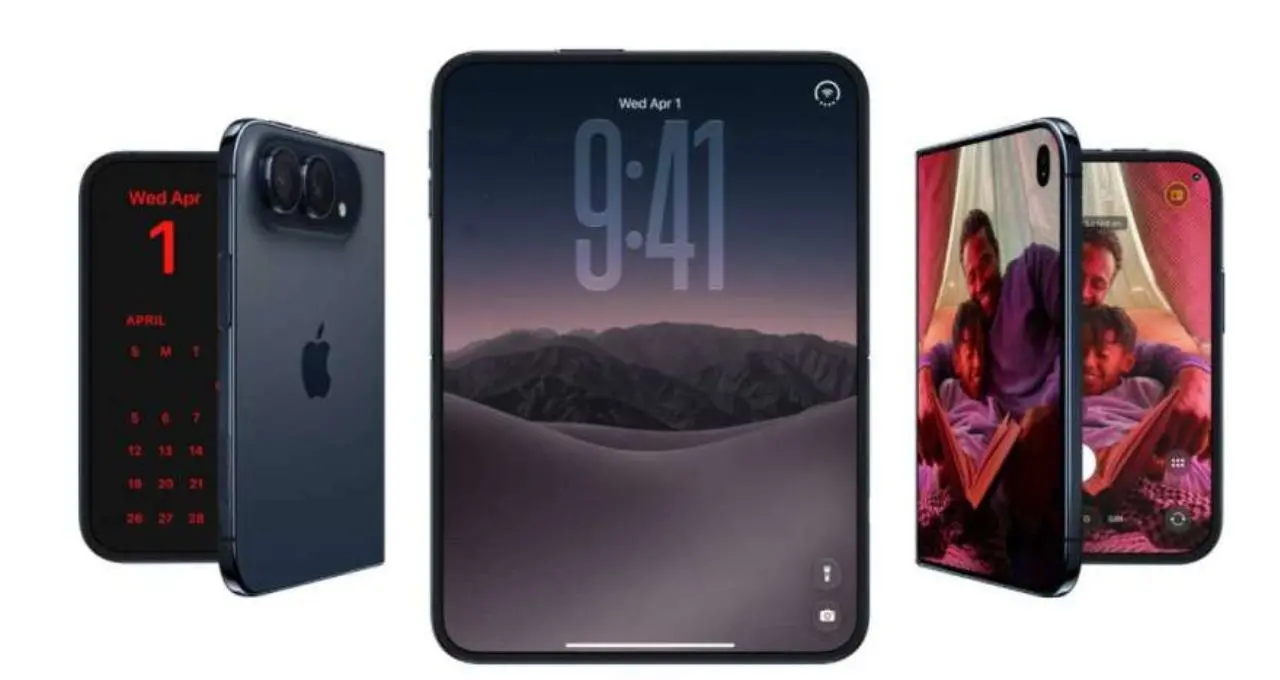Apple ने iPhone Duo फोल्डेबल फोन किया लॉन्च, 48MP कैमरा और A20 Pro चिपसेट से लैस