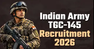 Indian Army TGC-145 Recruitment 2026 আবেদন শুরু BE BTech MSc প্রার্থীরা ২৯ অক্টোবর পর্যন্ত আবেদন করতে পারবেন