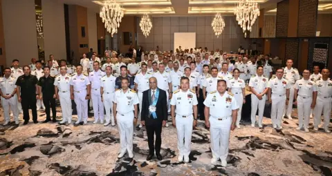 AIME-2026: सुबिक बे में भारत-आसियान नौसेनाओं का शक्ति प्रदर्शन, INS सह्याद्रि और INS कुलिश ने लिया हिस्सा