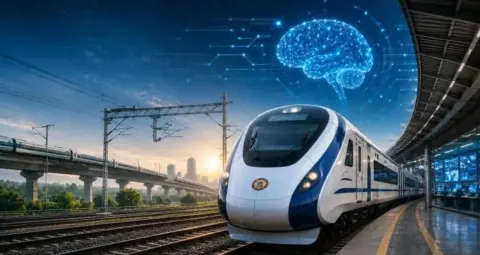 रेलवे के 40 हजार Smart Sensors जुड़ेंगे एक नेटवर्क से, AI से समय रहते पकड़ी जाएगी तकनीकी खराबी