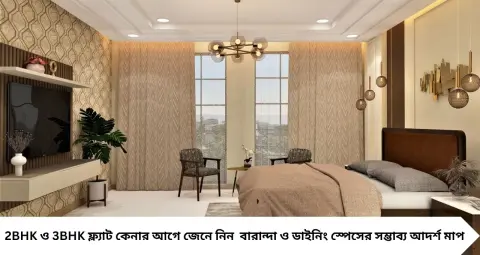 2BHK-3BHK Room Size: ফ্ল্যাট কেনার আগে একবার মেপে নিন! বেডরুম থেকে রান্নাঘর—কোন ঘর কত বড় হলে হবে আরামদায়ক?