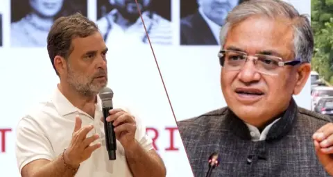 राहुल गांधी का मुख्य निर्वाचन आयुक्त ज्ञानेश कुमार पर हमला, बोले- ‘उन्हें बिठाने वाला सिस्टम भी जाएगा’