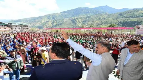 Sukhvinder Singh Sukhu’s Rohru Visit Draws Large Local Gathering