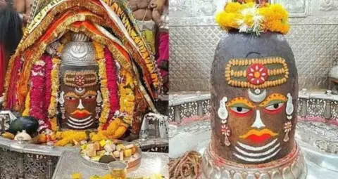 महाकाल भस्म आरती: रविवार को सजे बाबा महाकाल, त्रिशूल-त्रिपुंड के साथ रजत मुकुट और मुण्डमाल से हुआ श्रृंगार
