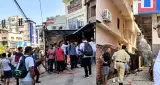 रांची के हिनू में HDFC बैंक की इमारत में लगी भीषण आग, ऊपरी हिस्से से उठीं तेज लपटें