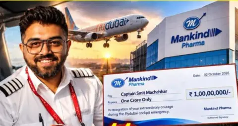 Mankind Pharma का बड़ा ऐलान: flydubai के पायलट स्मित मच्छार के परिवार को देगी 1 करोड़ रुपये

