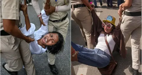 दिल्ली पुलिस का दावा- महिला प्रदर्शनकारियों से सम्मानजनक व्यवहार, लेकिन वीडियो और शिकायतों ने बढ़ाए सवाल