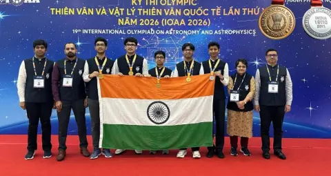 IOAA 2026 में भारत का शानदार प्रदर्शन, 4 Gold और 1 Silver समेत जीते 5 पदक