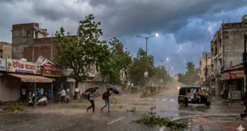Weather Update: 21 राज्यों में भारी बारिश और आंधी का अलर्ट, 70 KM की रफ्तार से चलेंगी हवाएं