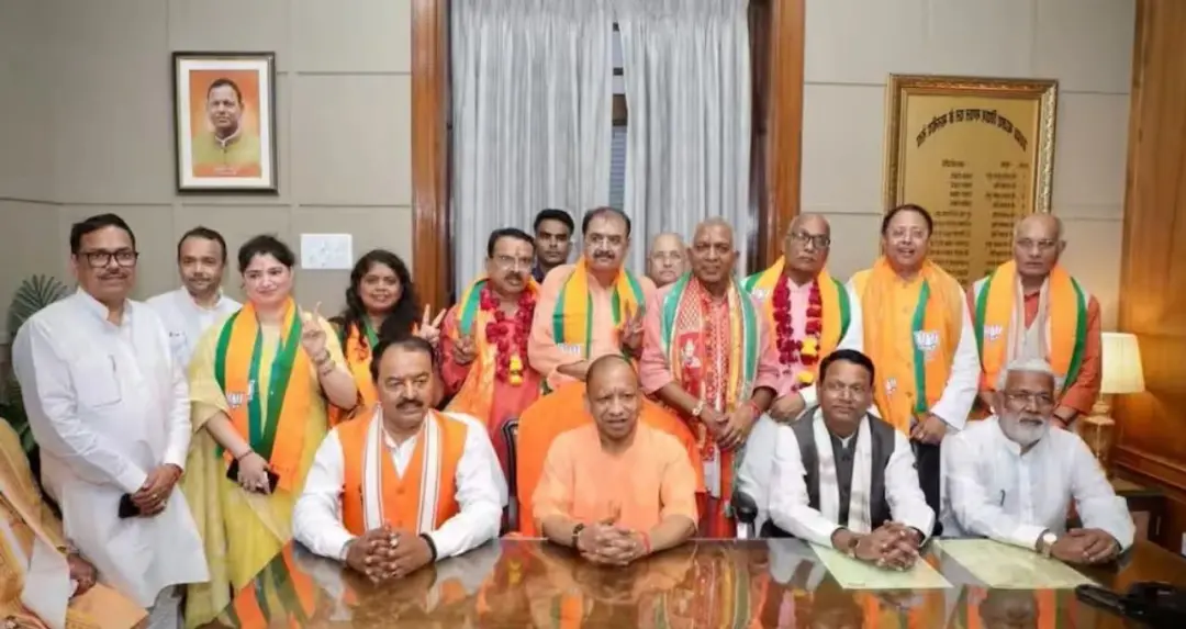 यूपी राज्यसभा चुनाव में BJP के 8 उम्मीदवारों का नामांकन, सपा ने तीसरे प्रत्याशी से बनाई दूरी