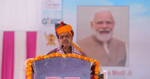 जयपुर में BJP की ‘सेवा ज्योति यात्रा’: मोदी के सार्वजनिक जीवन के 25 साल पूरे होने पर कार्यक्रम, CM भजनलाल शर्मा पहुंचे