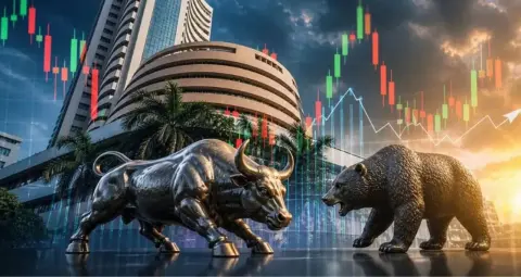 Share Market Closed: शेयर बाजार में लौटी बिकवाली, सेंसेक्स 429 अंक गिरा; निफ्टी 22,603 पर बंद
