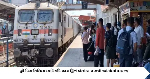 Puja Special Train: পুজো থেকে ছট, যাত্রীদের জন্য বড় সুখবর! নিউ জলপাইগুড়ি থেকে চলবে স্পেশাল ট্রেন, রইল রুট-সময়-স্টপেজ