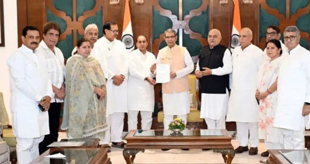 हरियाणा कांग्रेस की OBC के लिए अलग कॉलम की मांग, राज्यपाल के जरिए राष्ट्रपति को भेजा ज्ञापन