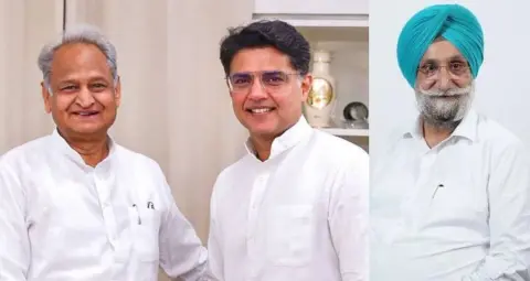 गहलोत-पायलट की गर्मजोशी भरी बातचीत, बोले पायलट- ‘सबके इंचार्ज आप ही हो’
