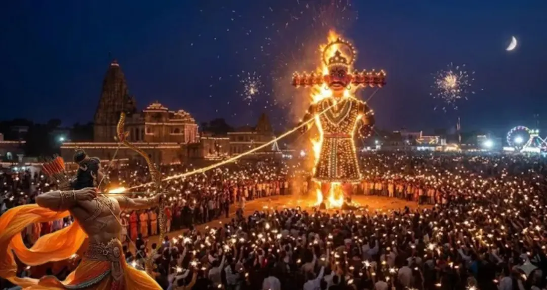 यूपी के राठ में दशहरा नहीं, दीपावली पर होता है रावण दहन,106 साल पुरानी है परंपरा